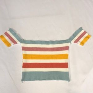 Cute Crop Sweater Top